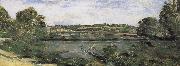 Paul Cezanne Pang Schwarz map of the bridge France oil painting artist